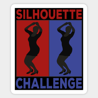 The Silhouette Challenge Magnet